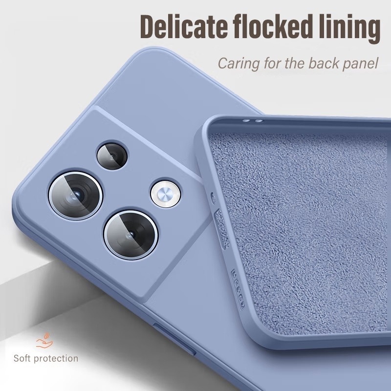 Soft Case Oppo Reno 8 4G Reno 8 5G Reno 8 Z Reno 8 Pro 5G Liquid Silikon Slim Candy Macaron Bludru