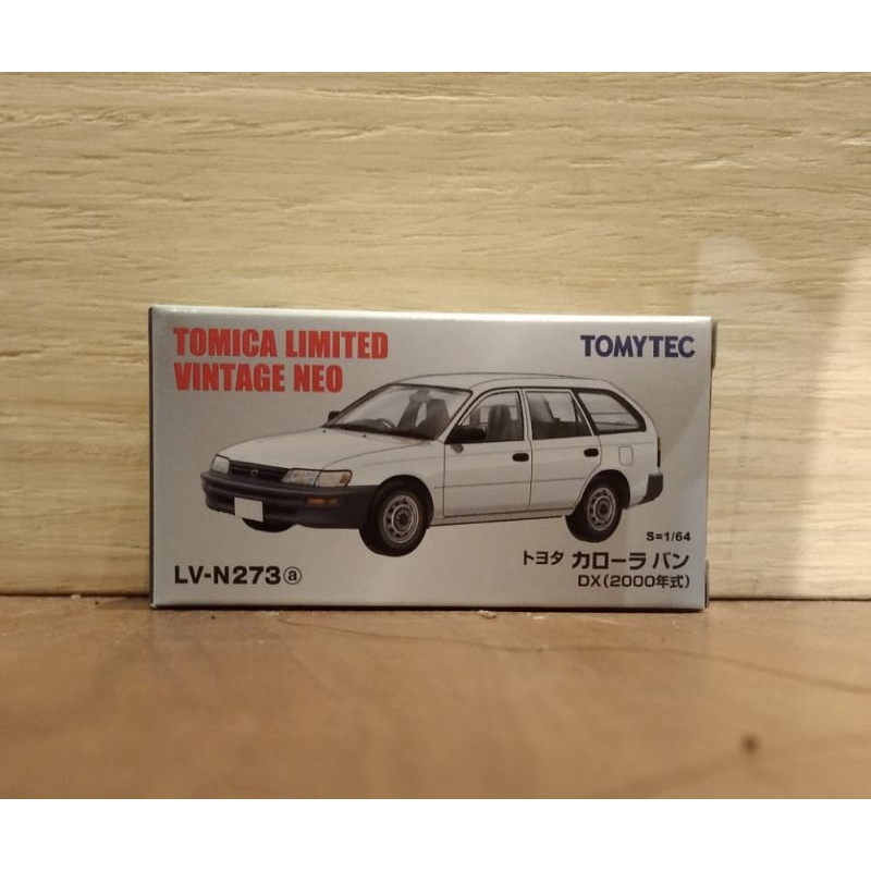 TOMICA LIMITED VINTAGE LV-N273A TOYOTA COROLLA VAN DX WHITE 2000