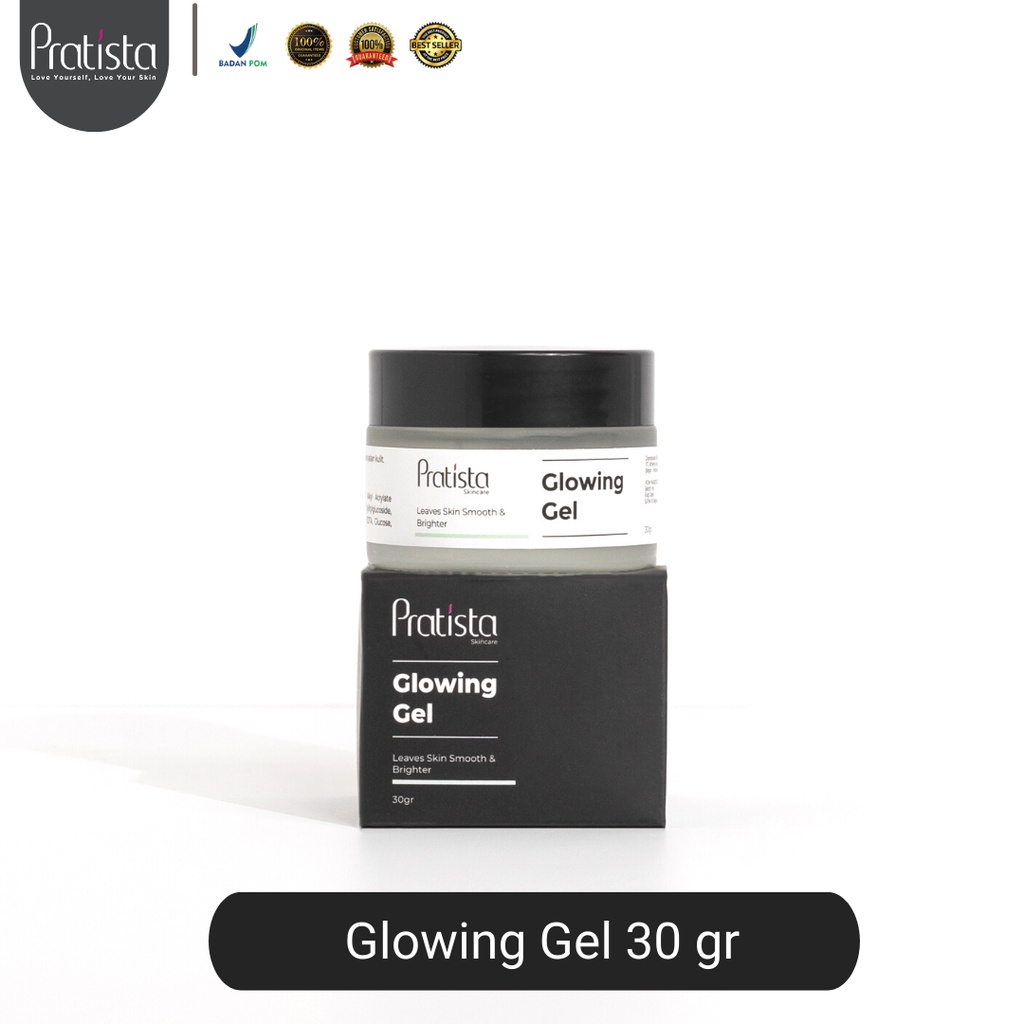 Cream Glowing Gel Pratista BPOM - Rahasia Kecantikan Wanita Glowing - Krim Wajah Glowing