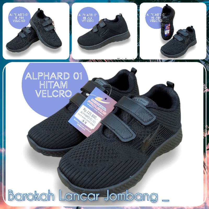 SEPATU SEKOLAH HITAM NEW ERA ALPHARD/ AUDI / BRENDA (30-33) 100% ORIGINAL BY NEW ERA