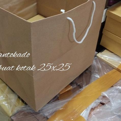 

☚ paperbag coklat 27x27x28(12pcs) ♨