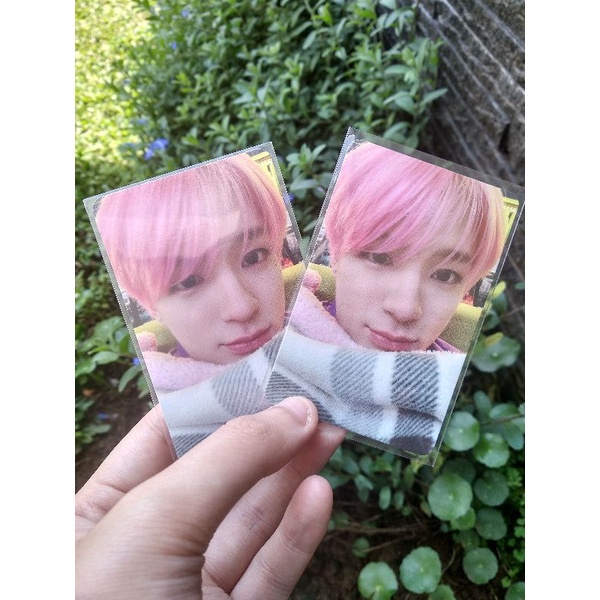 jeno selimutan / jeno glitch photocard (pc)