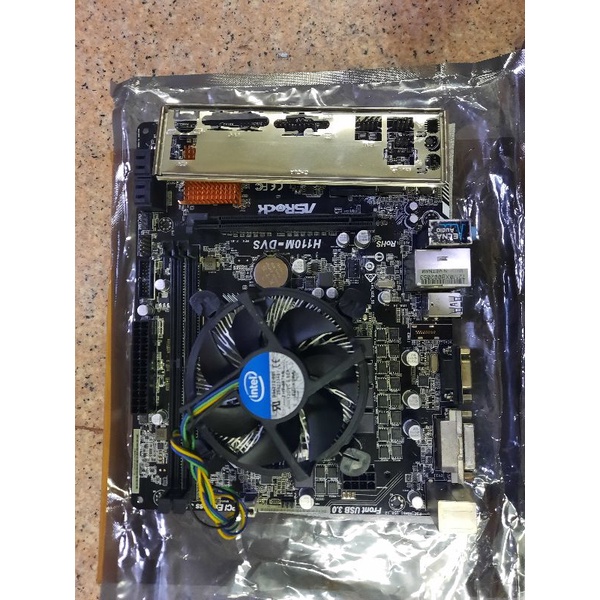 Paket mainboard h110 ddr4 prosesor core i5 6500 fan