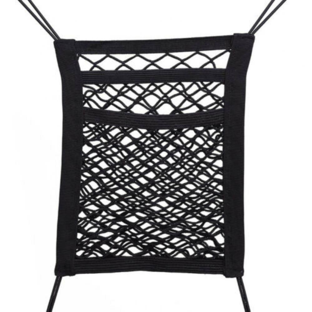 Elastic Storage Net Pocket Between Car Seats Back Security Divider Pet Barrier Organizer Luggage Holder Pocket