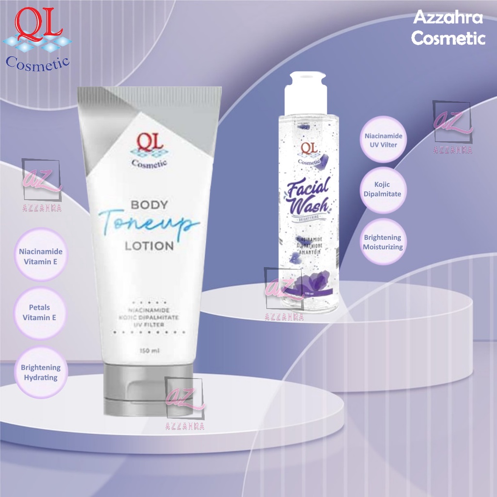 QL Body Tone Up Lotion 150ml | Facial Wash Brightening