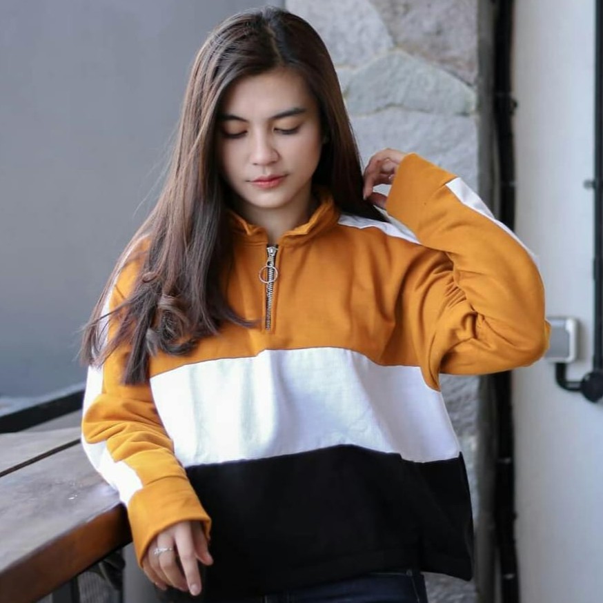 Pro Collection - Kiko Crop Sweater - Jaket Sweater Wanita