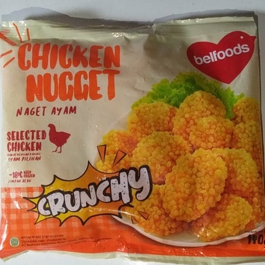 

Belfoods Nugget Crunchy 140 gr Frozen Food Murah BANJARMASIN | Naget Ayam | Makanan Beku | Olahan Daging Ayam Siap Goreng