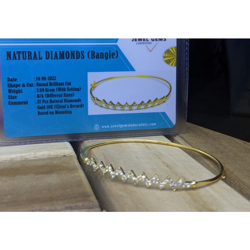 GELANG EMAS BERLIAN EROPA BERKUALITAS