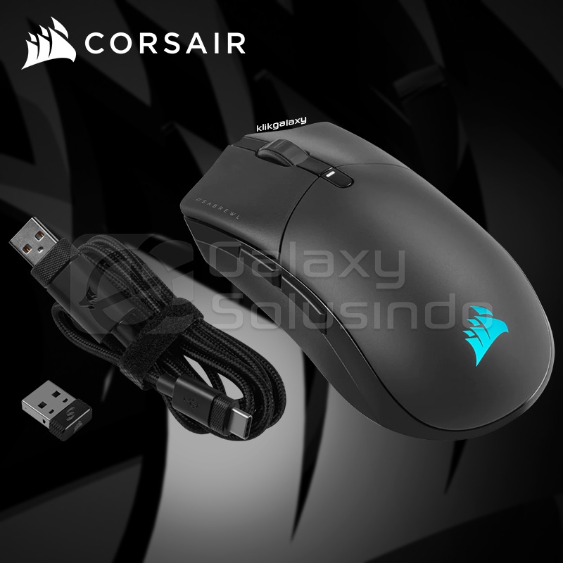 Corsair SABRE RGB PRO CHAMPION SERIES Ultra LightWeight Wireless Gaming Mouse