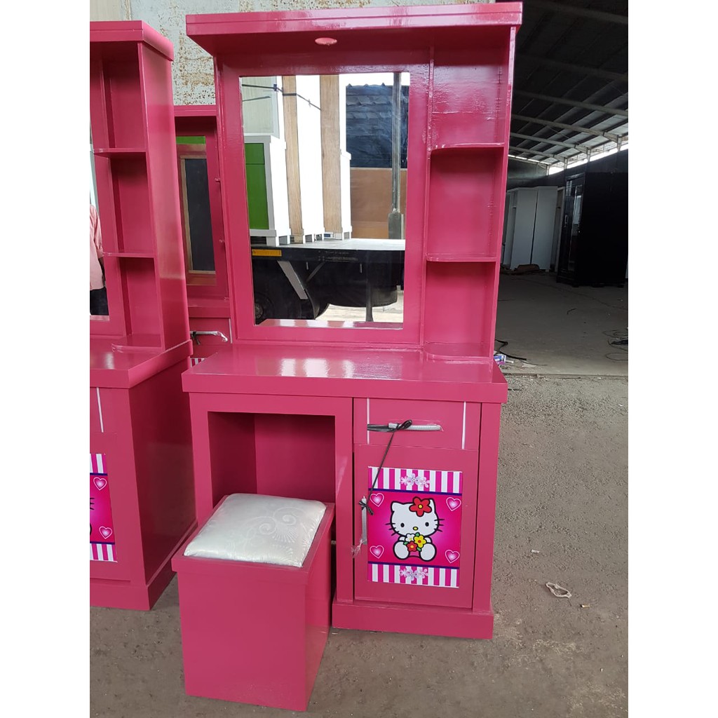 Meja Rias Vanity Table Karakter Hello Kitty Shopee Indonesia Meja Rias Vanity Table Karakter Hello Kitty Shopee Indonesia
