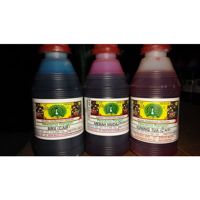 

Pewarna Makanan Cap Merak 100gr