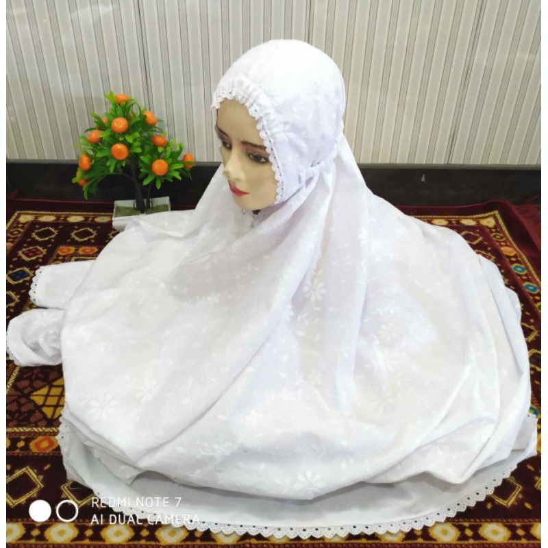 Mukena Terusan Katun jepang