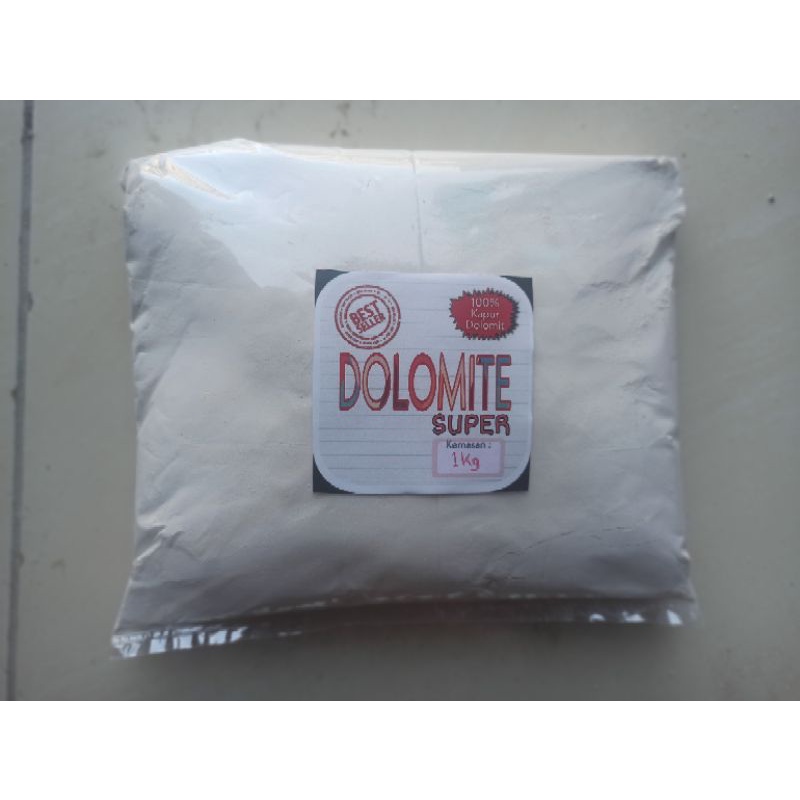 PUPUK DOLOMITE KEMASAN REPACK  1 KG KAPUR PERTANIan