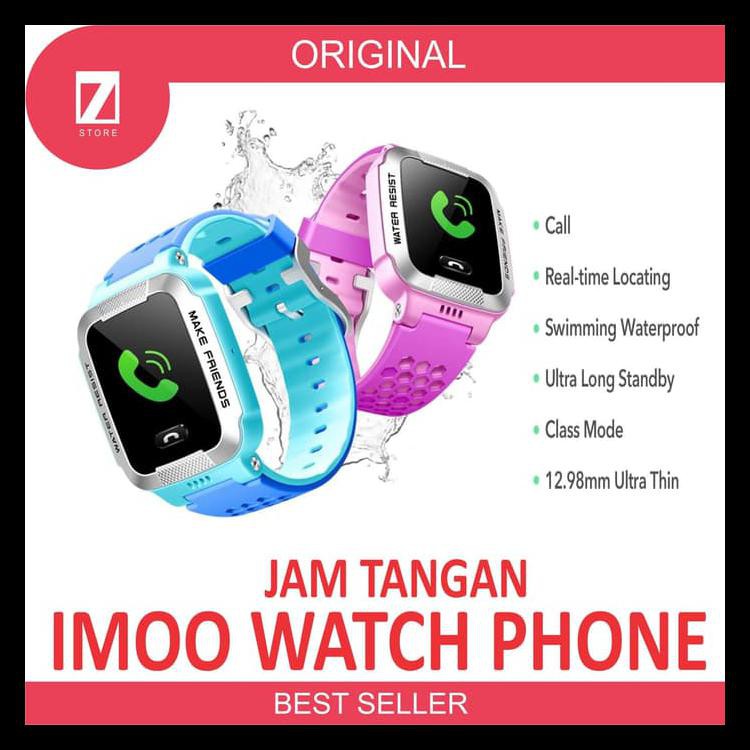 JAM TANGAN IMOO | IMOO WATCH PHONE - MERAH MUDA KODE 114