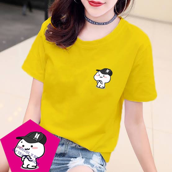 YOURSTYLE1119 - KAOS PENTOL X KARAKTER BAJU KAOS WNITA DISTRO UNISEX OVERSIZE PRIA JUMBO CASUAL KEKINIAN