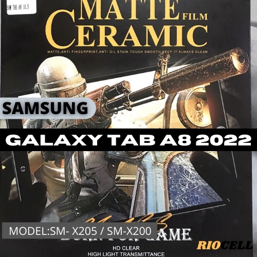 ANTI GORES CERAMIC SAMSUNG GALAXY TAB A8 2022 X205 MATTE ANTI GLARE