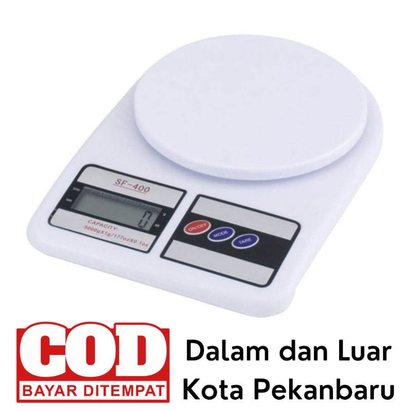 Timbangan Digital Mangkok Dapur Makanan Kue Digital SF 400 GOTO Electronic Kitchen Scale 10 kg