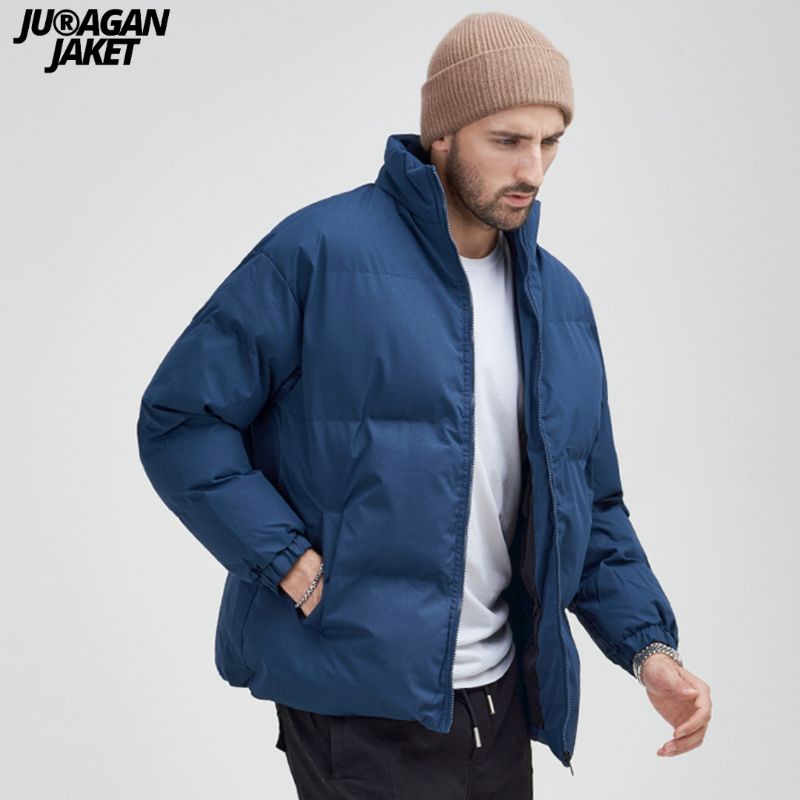 Juragan Jaket Pria Mantel Hangat Musim Dingin Korean Puffer Tebal