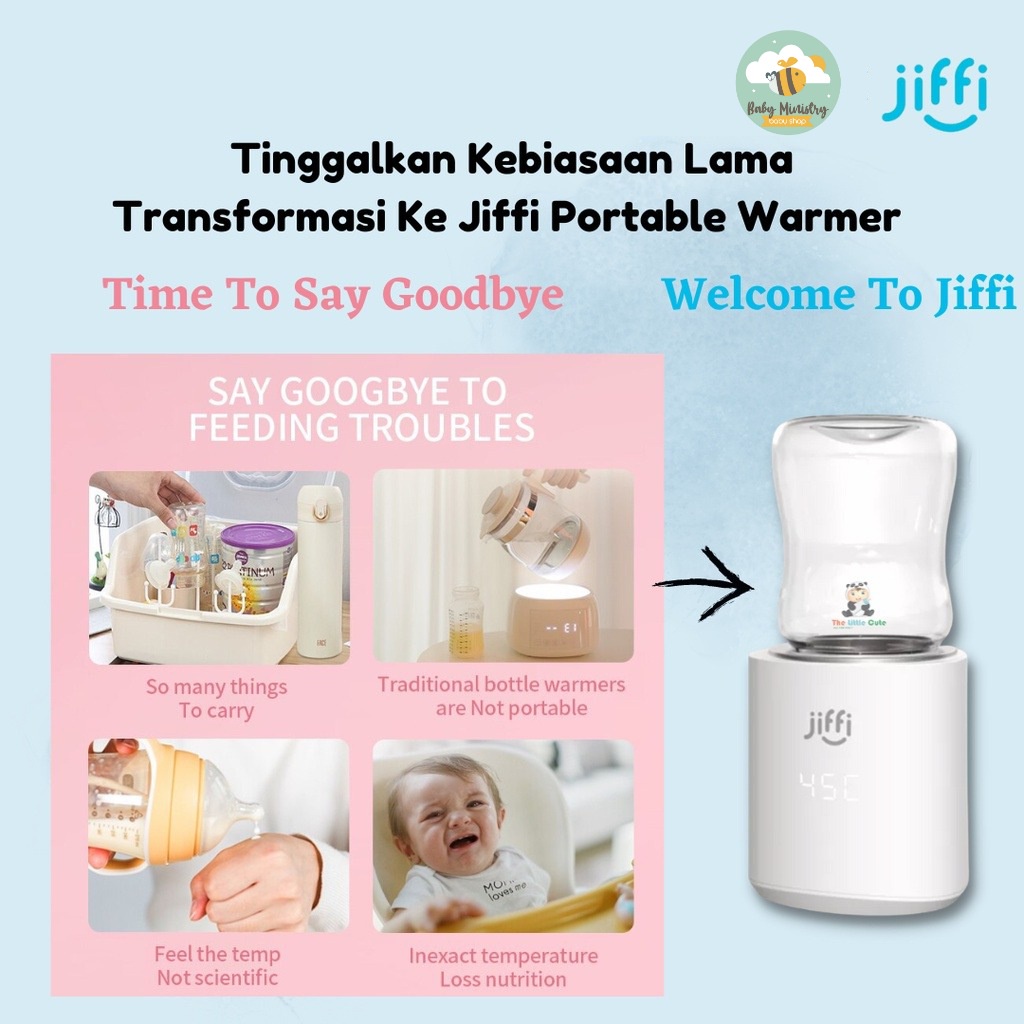 JIFFI PORTABLE BOTTLE WARMER NEW 2022 / PEMANAS ASI PORTABLE / WARMER