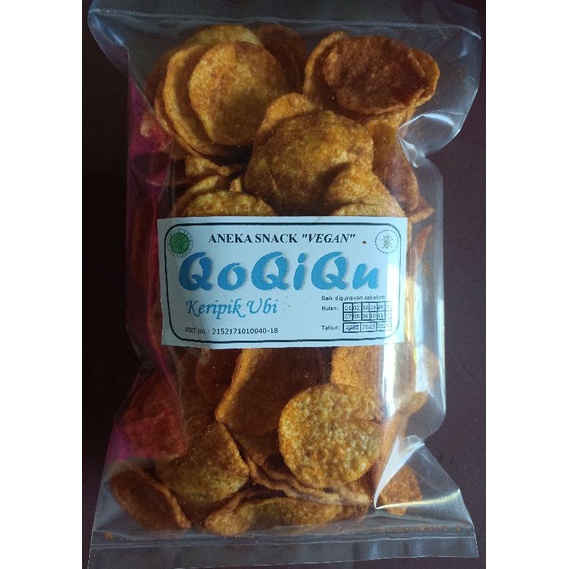 

Keripik Ubi Balado Vegan / Vegetarian QoQiQu Snack