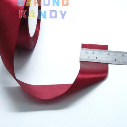 

♂ Pita Saten 1,5" 25Yar Merah Hati 5 - PAK ♪