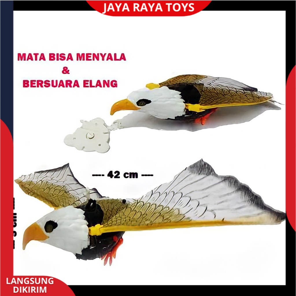 ( BISA COD ) PROMO Mainan Anak Burung Elang Gantung Pakai Baterai Ada Suara Dan Mata Menyala / Mainan Anak Laki Laki / Mainan Anak Perempuan TERMURAH