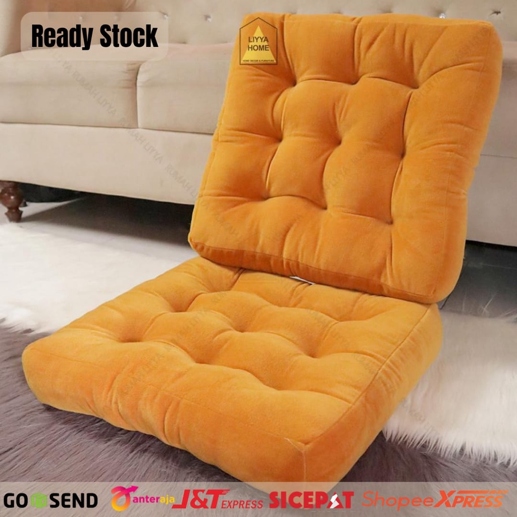 rumahliyya bantal lesehan duduk lantai cafe jumbo empuk premium uk 50x50