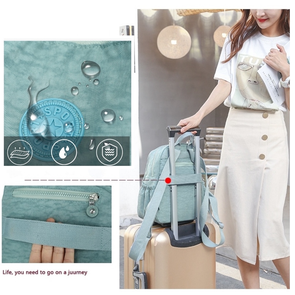 TAS RANSEL WANITA ANTI AIR IMPORT TOSCA JOLBY TA553B3 BACKPACK KOREA CEWEK GENDONG PUNGGUNG MINI SEKOLAH KULIAH KERJA REMAJA KEKINIAN FASHION BATAM PREMIUM BRANDED