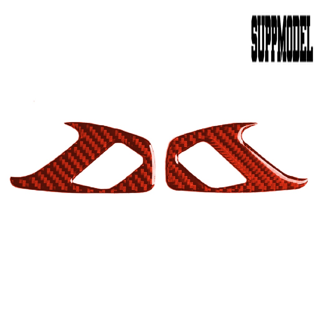 Suppmodelx 2Pcs Cover Gagang Pintu Mobil Anti Gores Bahan Carbon Fiber Untuk Chevrolet Camaro 2017-2019