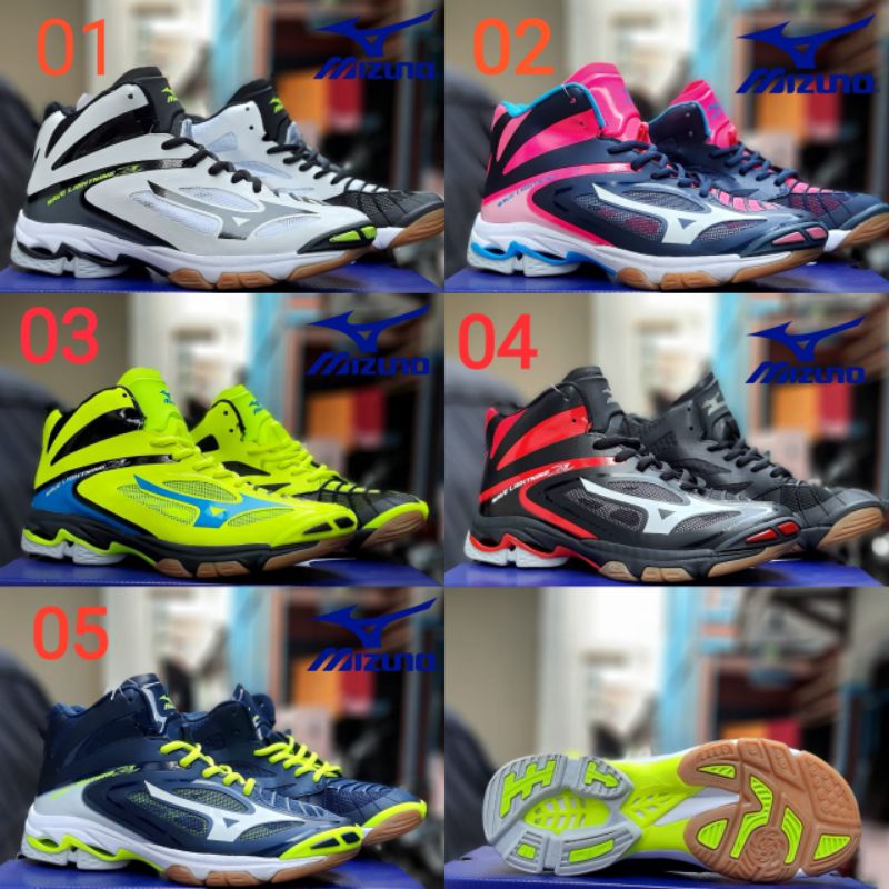 SEPATU VOLLY MIZUNO WLZ3 Mid IMPORT TERBARU
