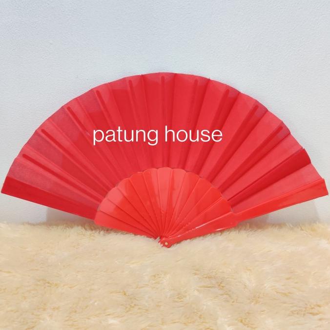 Kipas Lipat Tangan Warna Polos