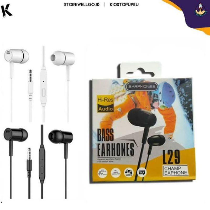 Headset L29 Wireless Earphone Bass L29