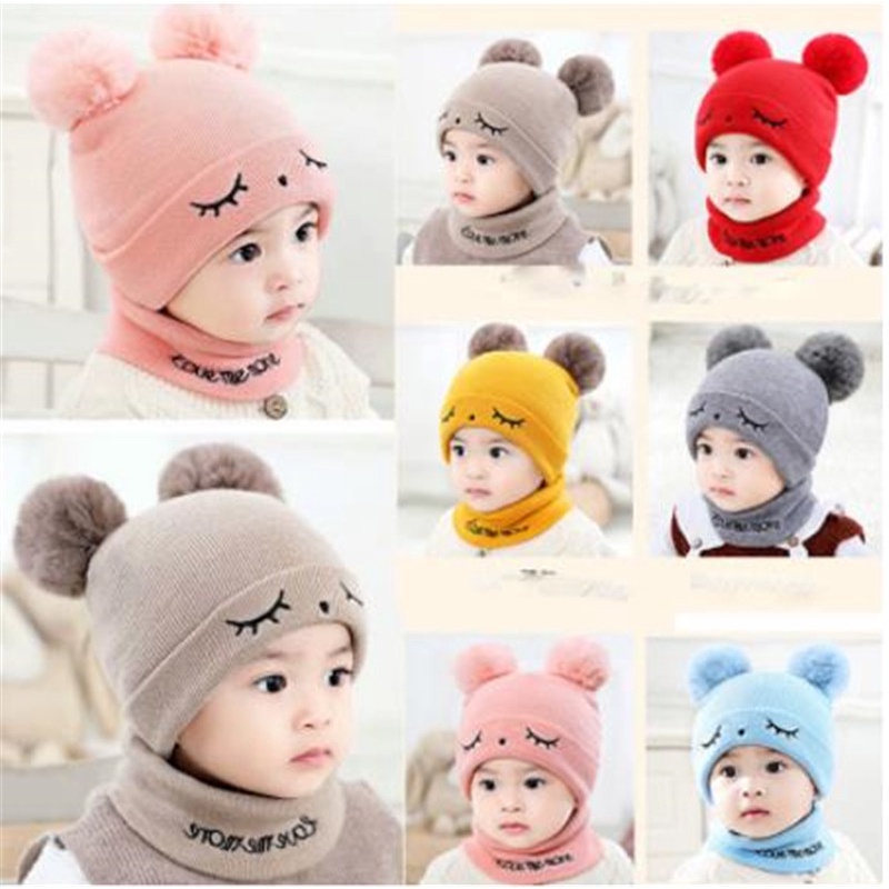 Topi Anak Terlucu Bordir Sleep Eyes Pom Pom