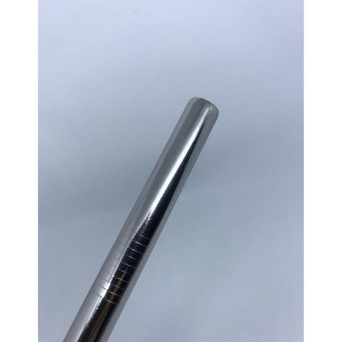Best Seller Sedotan Boba Stainless Steel Bubble Tea Straw Teh Es Sikat Kopi Jelly Spesial