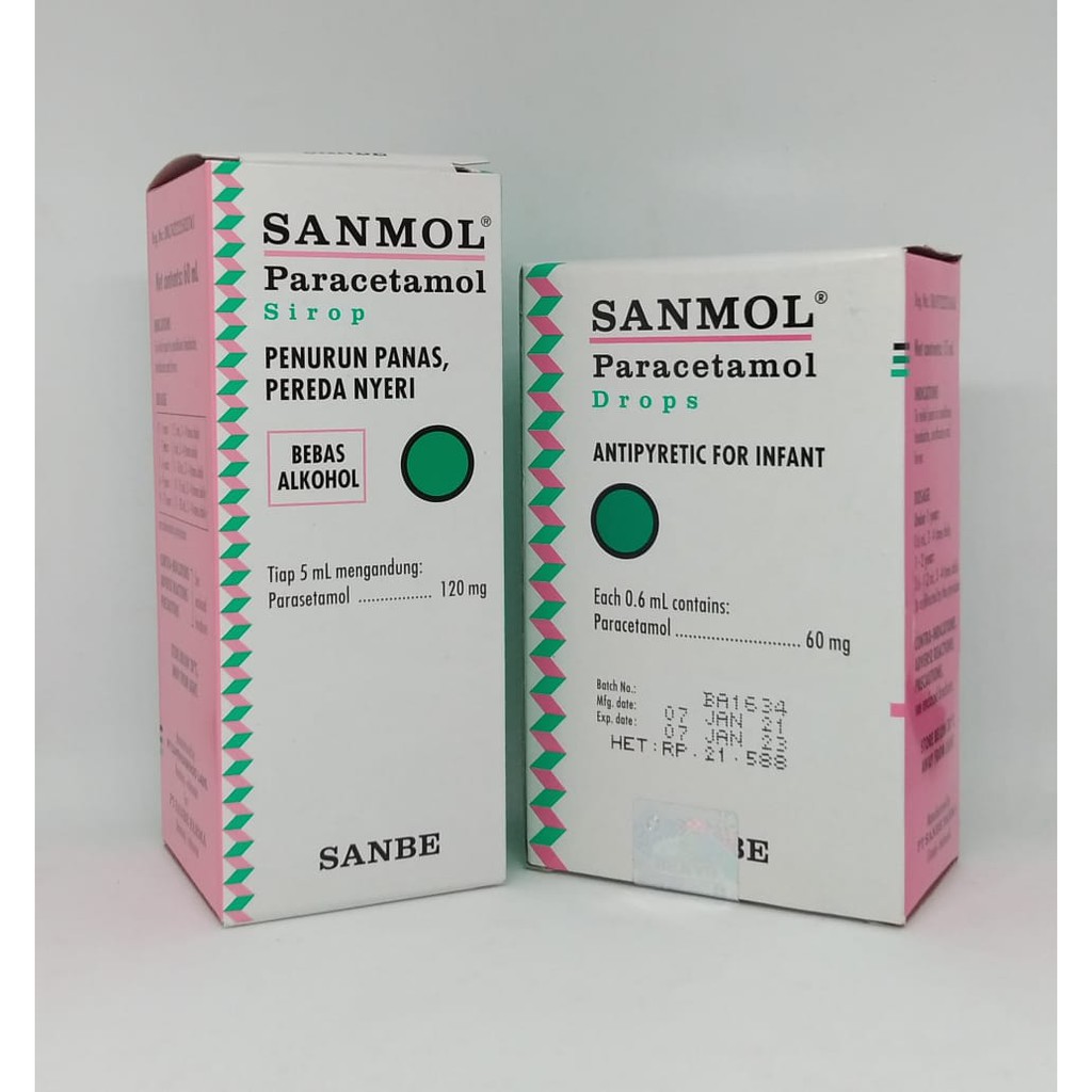 Sanmol Syrup - Obat Penurun Demam pada Anak