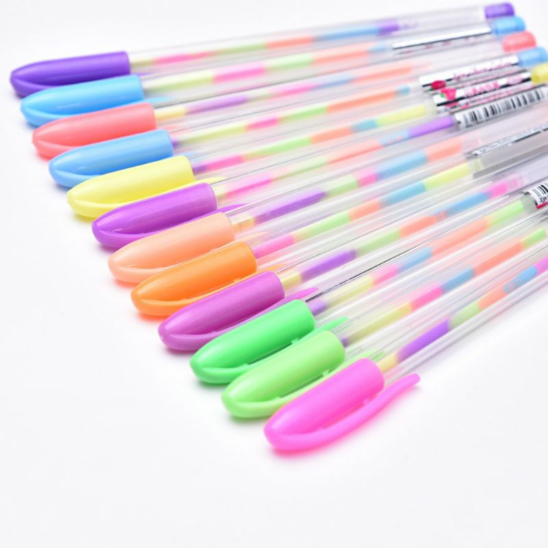 

1pc colored marker Pen Rainbow Color Ink Gel Pen Highlighter Pen Marker