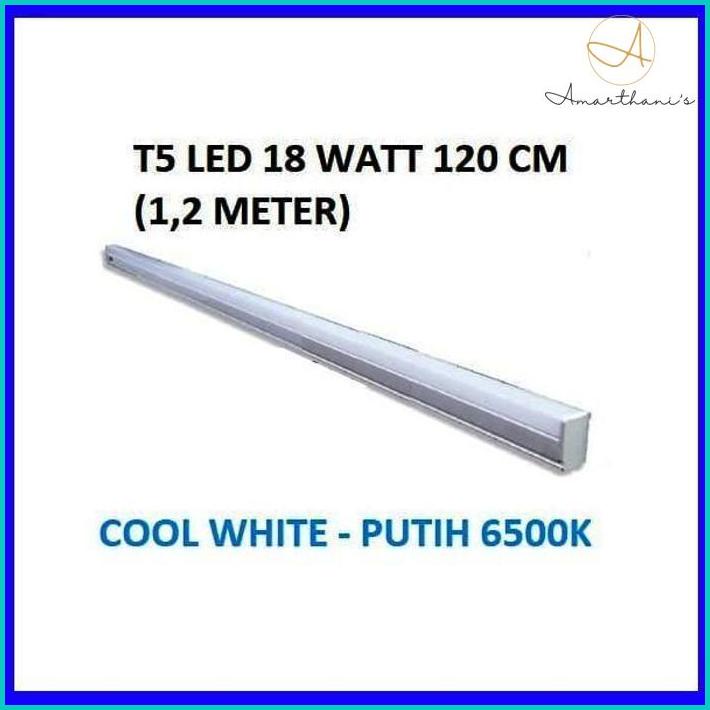 Ac - Lampu Tl Neon Led 18 Watt T5 Lampu Neon Putih 18 W 120 Cm Tube Warna