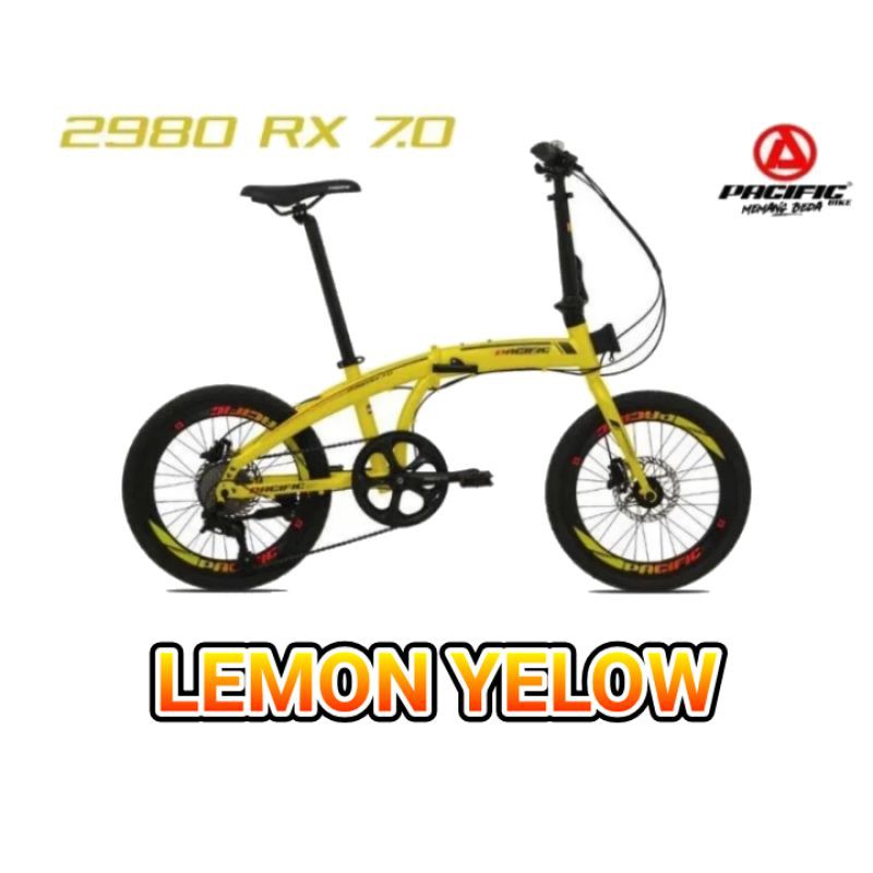 sepeda lipat pacific 2980 RX 7.0 HYDRAULIC 8 SPEED