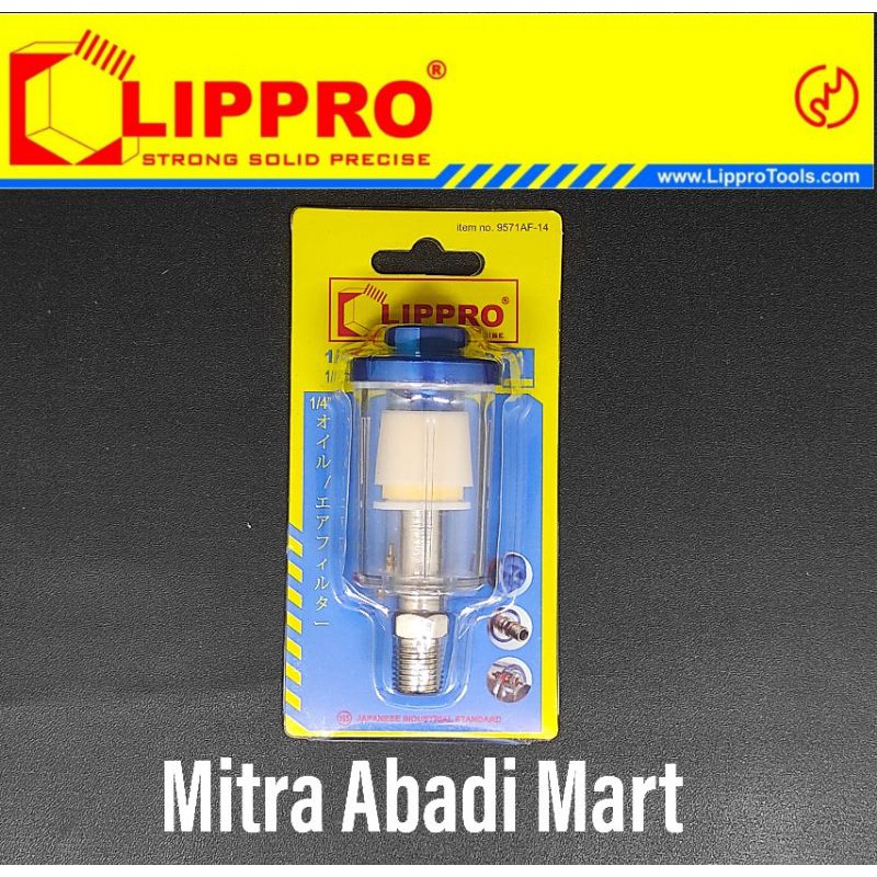 Saringan Udara Spray Gun 1/4" LIPPRO / Oil Air Filter 1/4" LIPPRO
