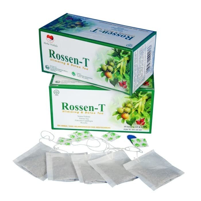 

ORIGINAL MURAH Rossen-T Slimming Detox Tea Teh Hijau Herbal Pelangsing Mengurai Racun