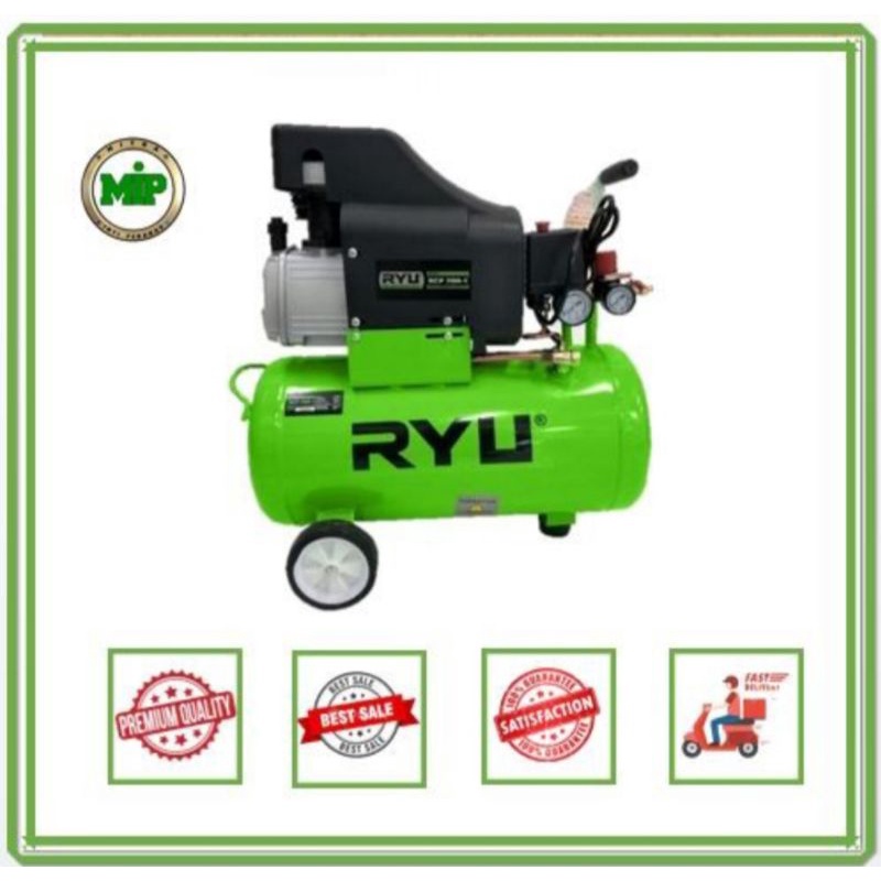 Kompresor 1 hp Ryu 25 liter RCP 100-1