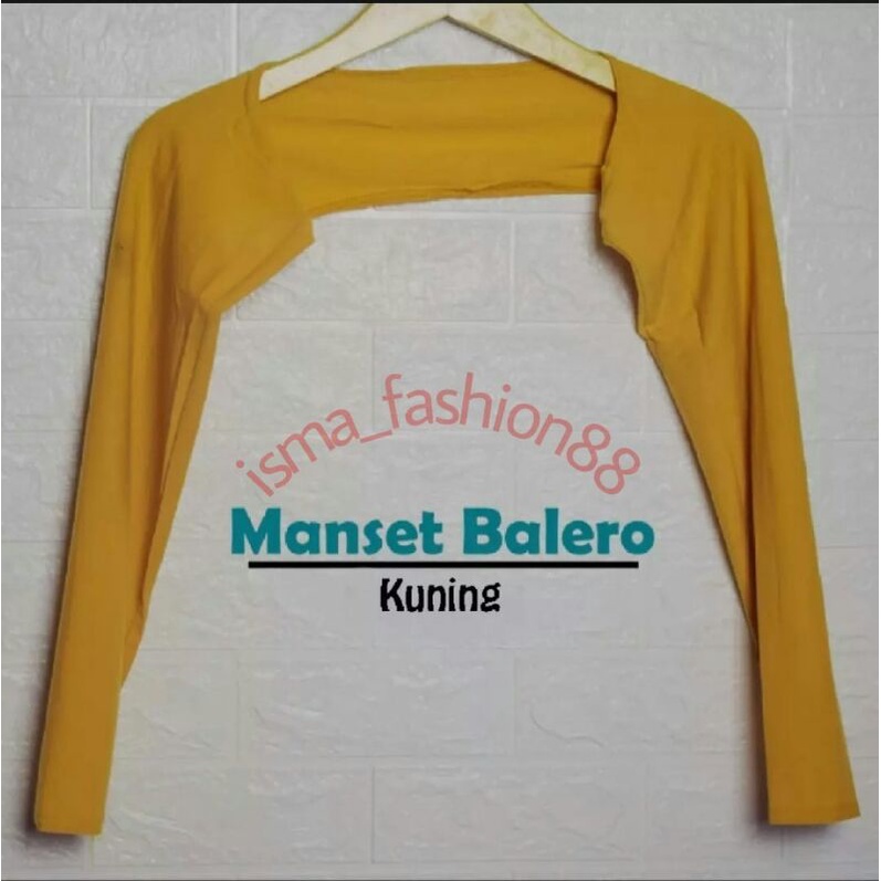BOLERO MANSET SAMBUNG MANSET LENGAN PANJANG KAOS9-6
