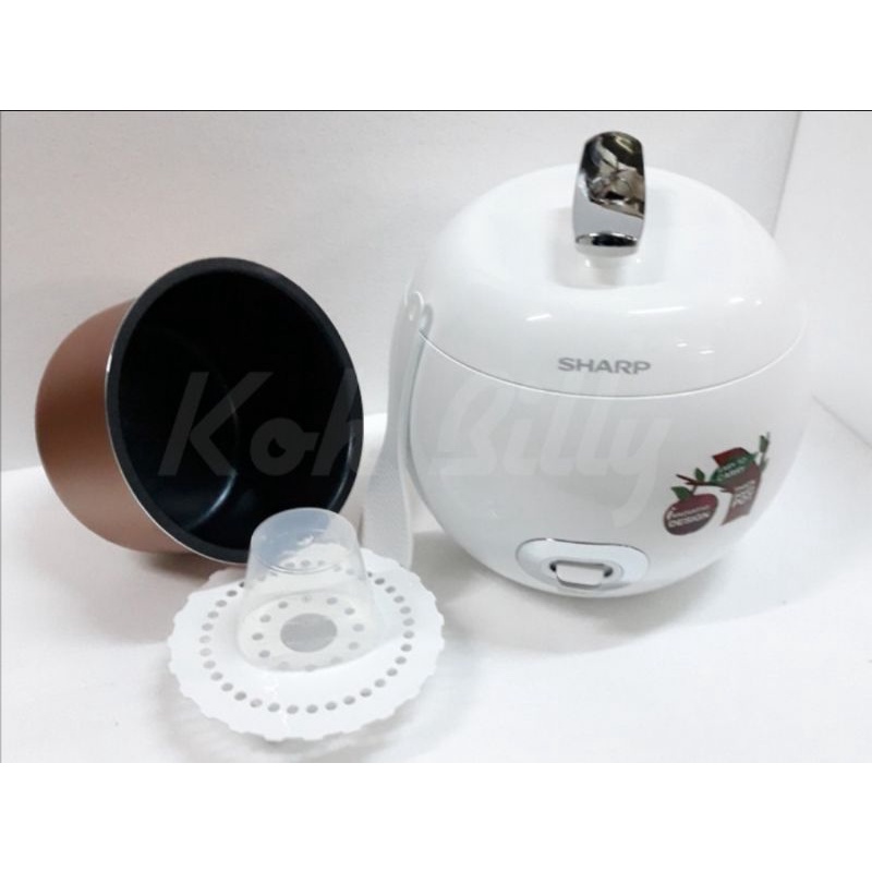SHARP Rice Cooker / Magic Com Apple 0.72 Liter KS-P8MY-WH