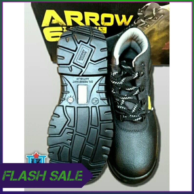 Sepatu safety Krisbow Arrow 6 inch   Hitam  42