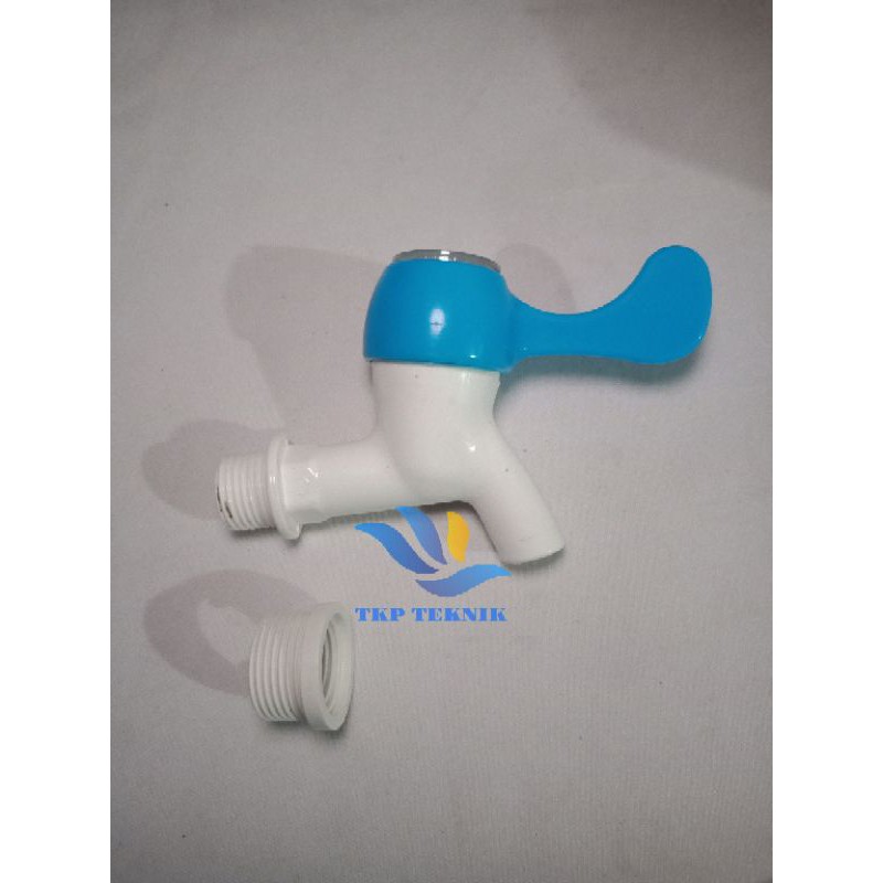 KRAN AIR TEMBOK PVC 2 WAY