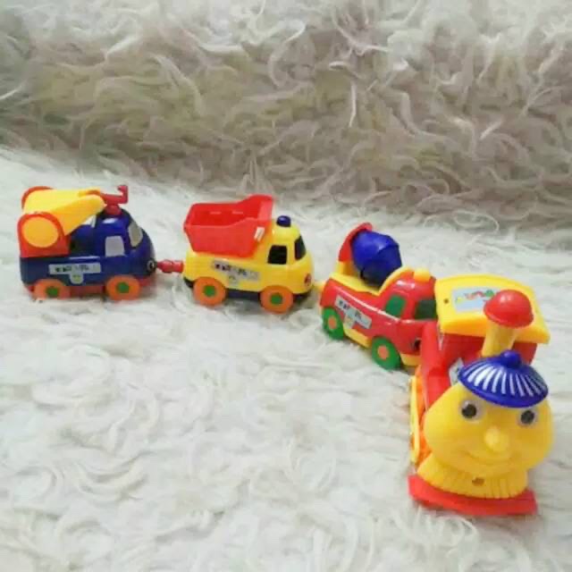 Mainan Kereta Lucu Thomas Magnet Bonus Baterai‼️