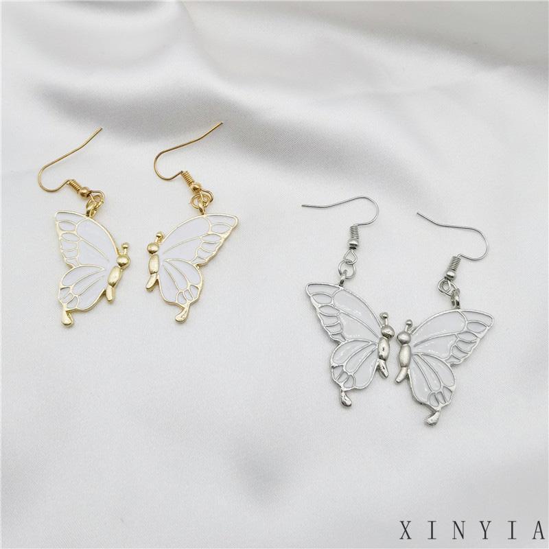 Butterfly Anting Bentuk Kupu-Kupu Model Simple Untuk Perhiasan