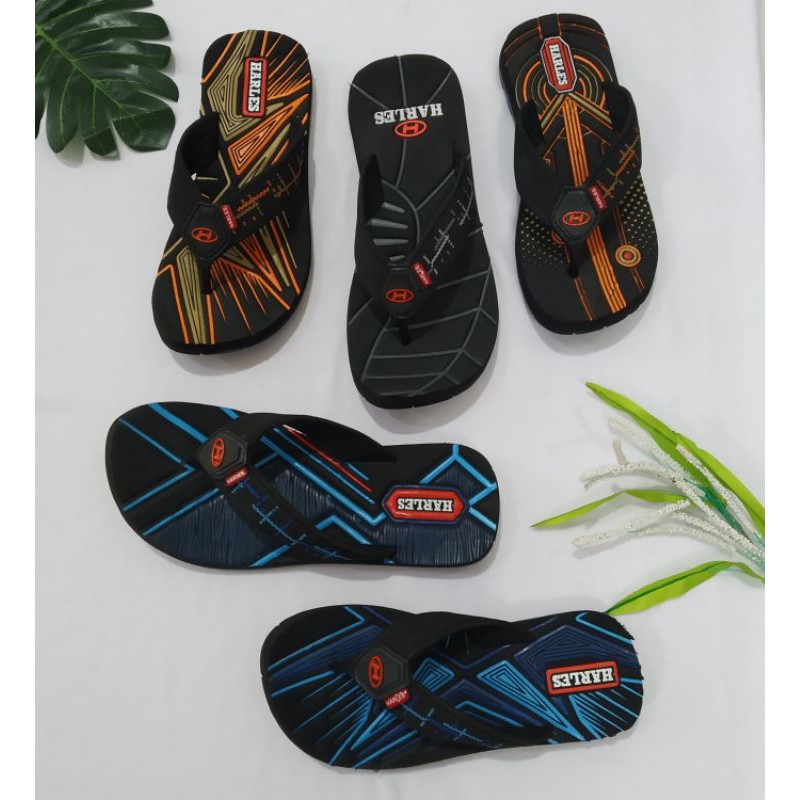 Sandal Pria Sandal Jepit Gunung Pria Sandal Outdoor Sandal Harles ukuran 38 - 42