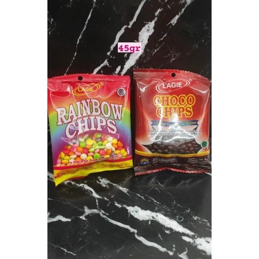 

L'AGIE RAINBOW DAN CHOCO CHIPS 45GR