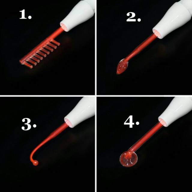 Kaca hf / sparepart alat facial kaca high frequency